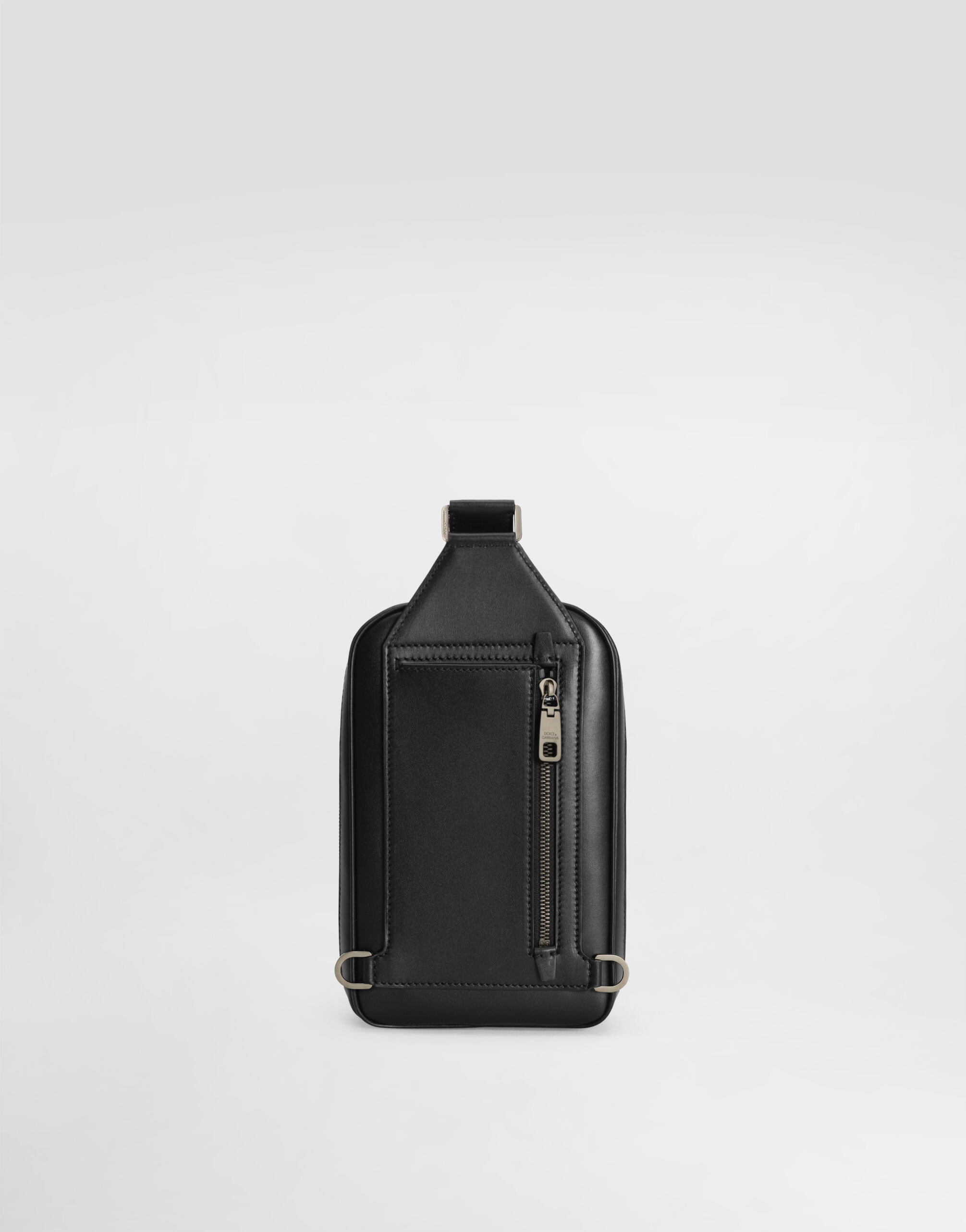Calfskin belt bag with raised logo - 3