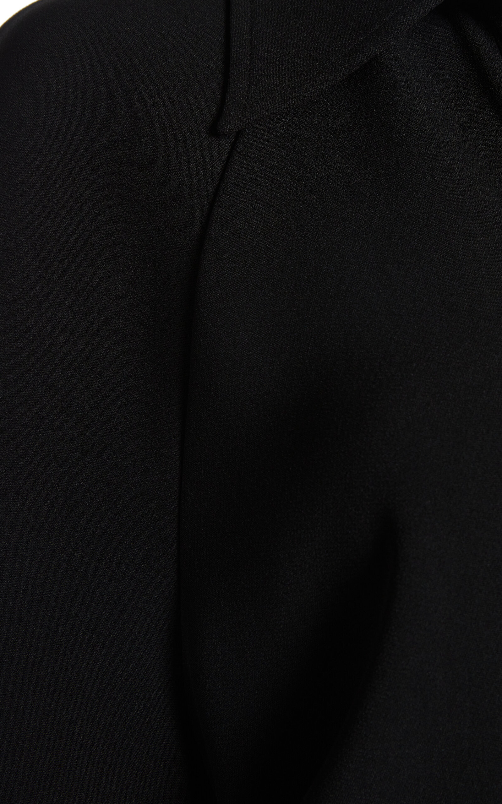 Crepe Polo Midi Dress black - 5