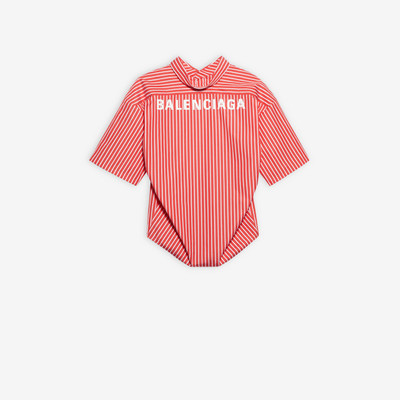 BALENCIAGA Cocoon Short Sleeve Swing Shirt outlook