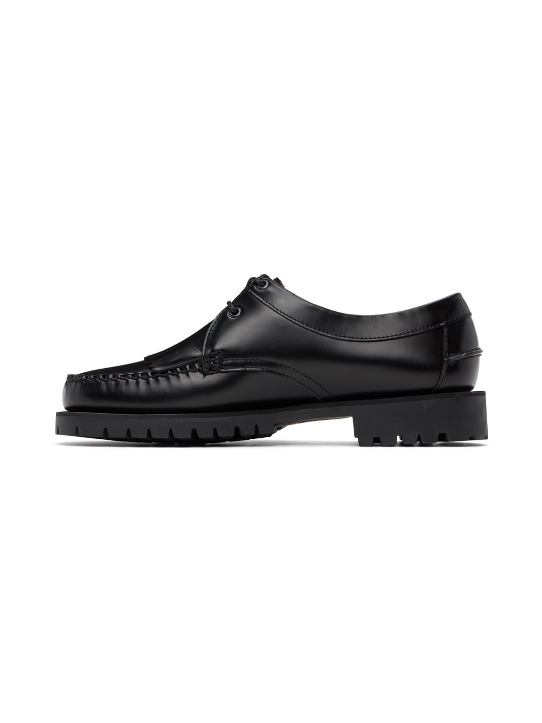 Black James Fringe Lug Derbys - 3