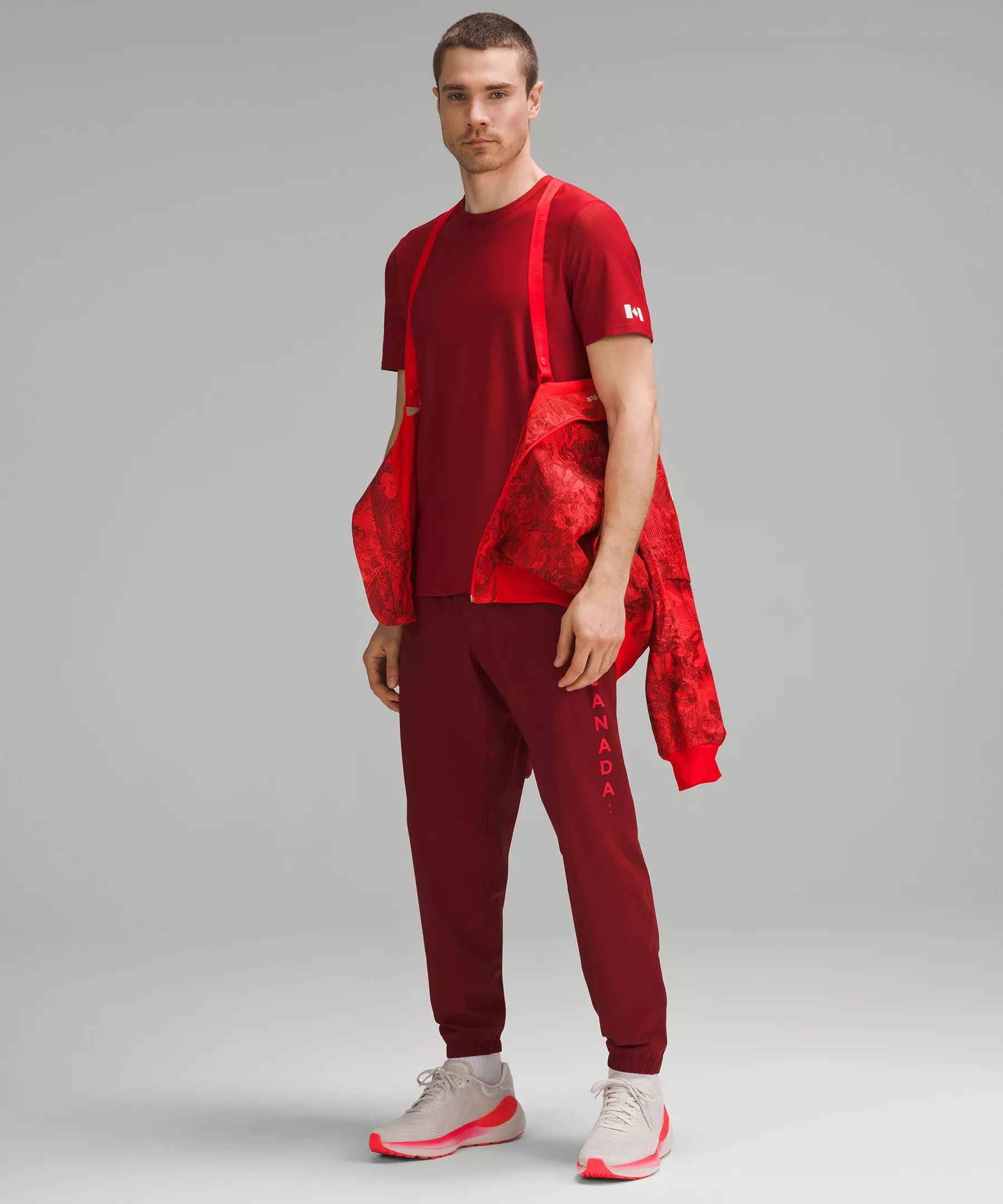 Team Canada Men's Vented Jacquard Bomber Jacket *COC Logo - 8