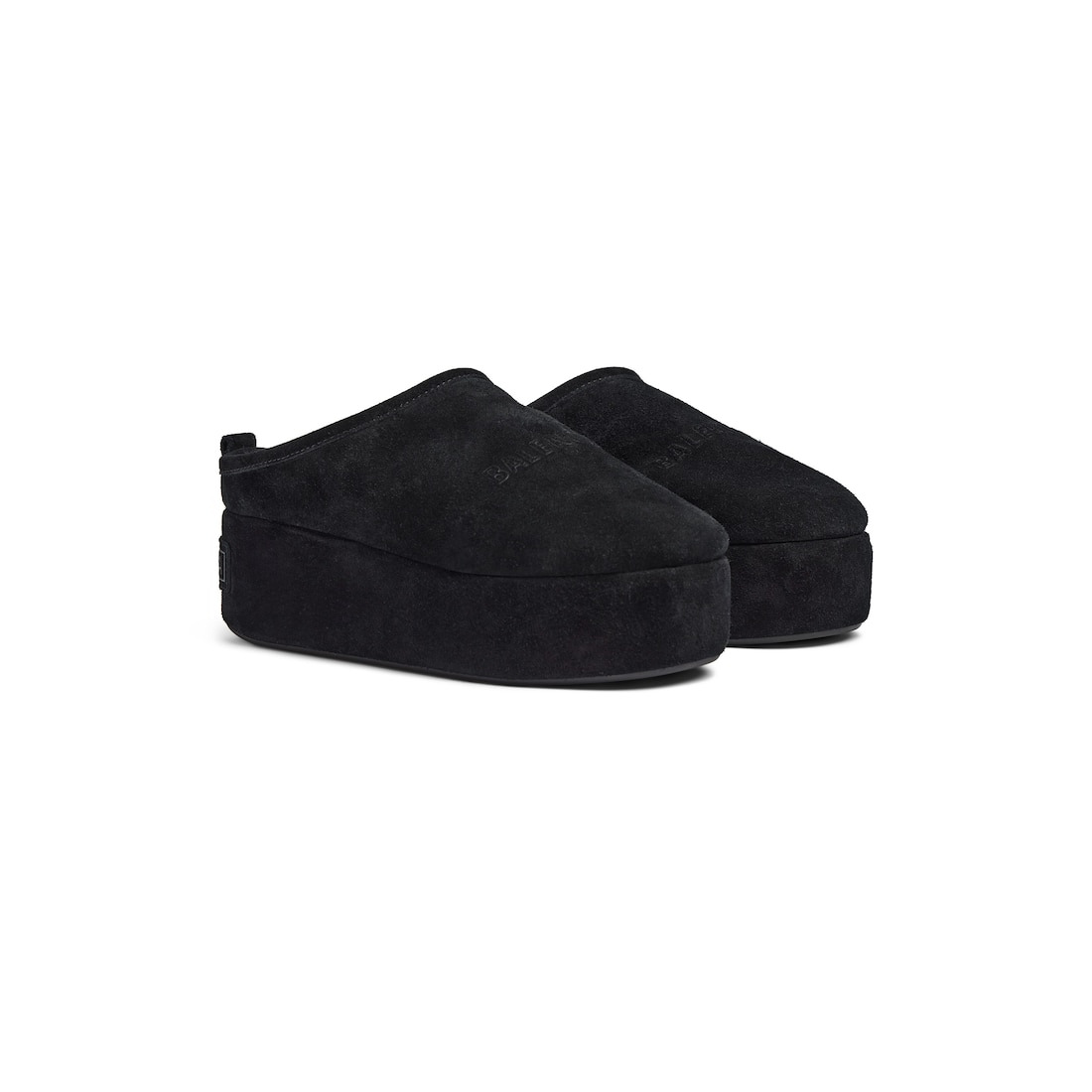 Women's Alaska Soft Platform Mule in Black - 2