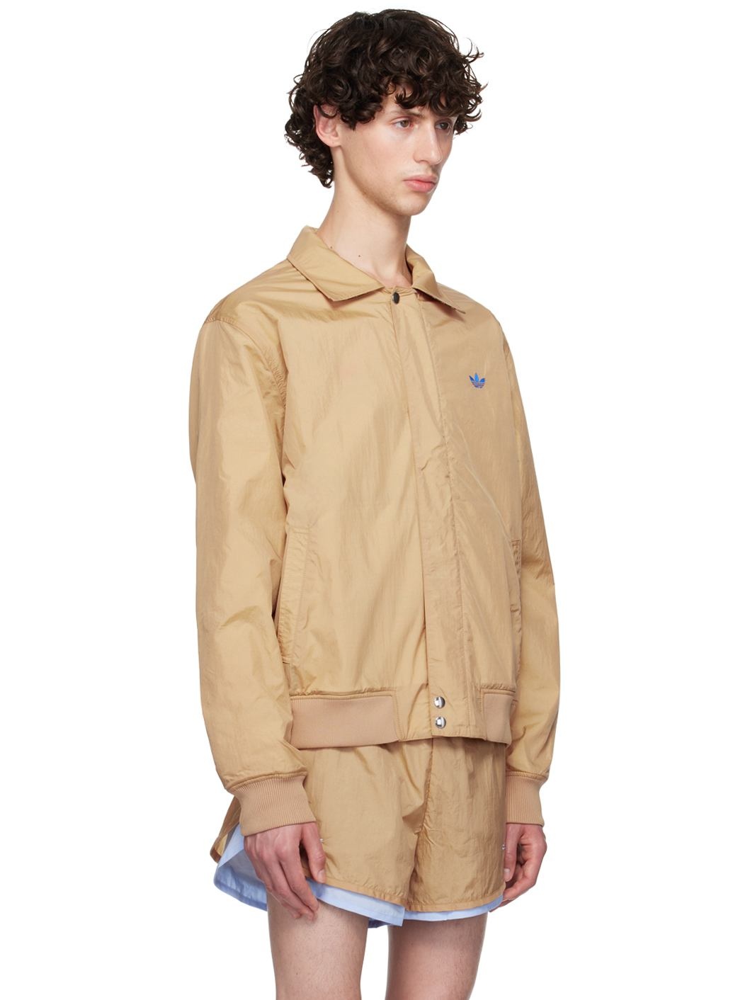 Beige adidas Originals Edition Harris Reversible Jacket - 2