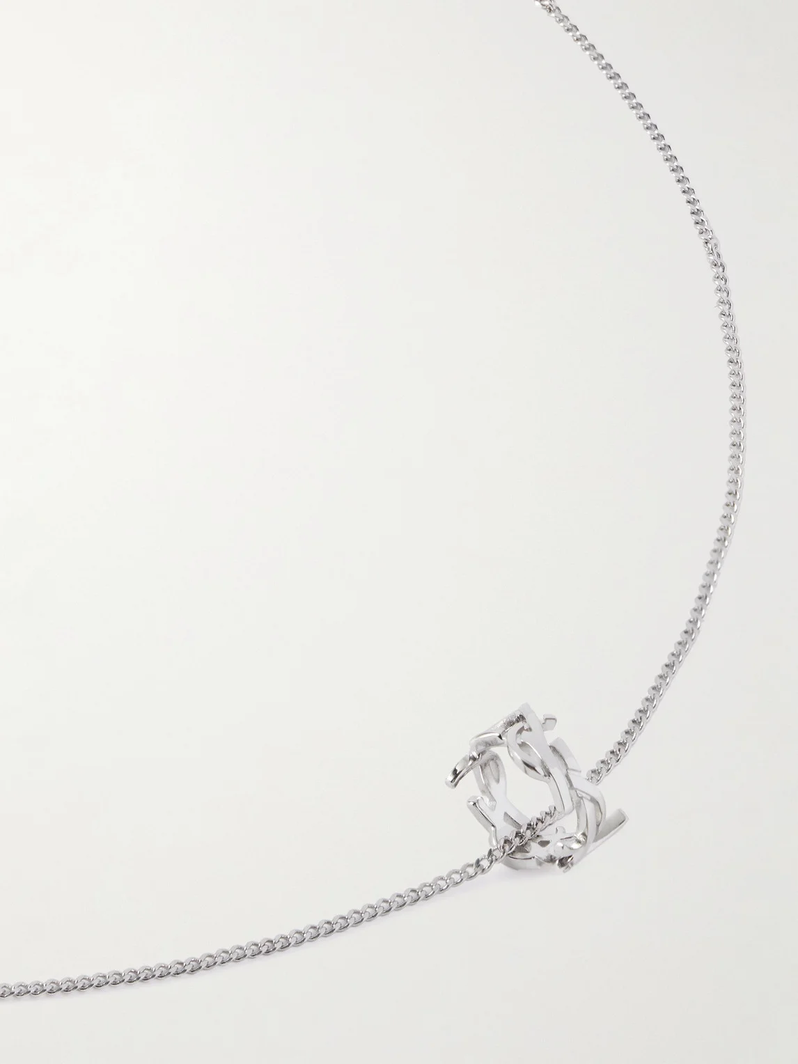 Silver-Tone Chain Necklace - 1