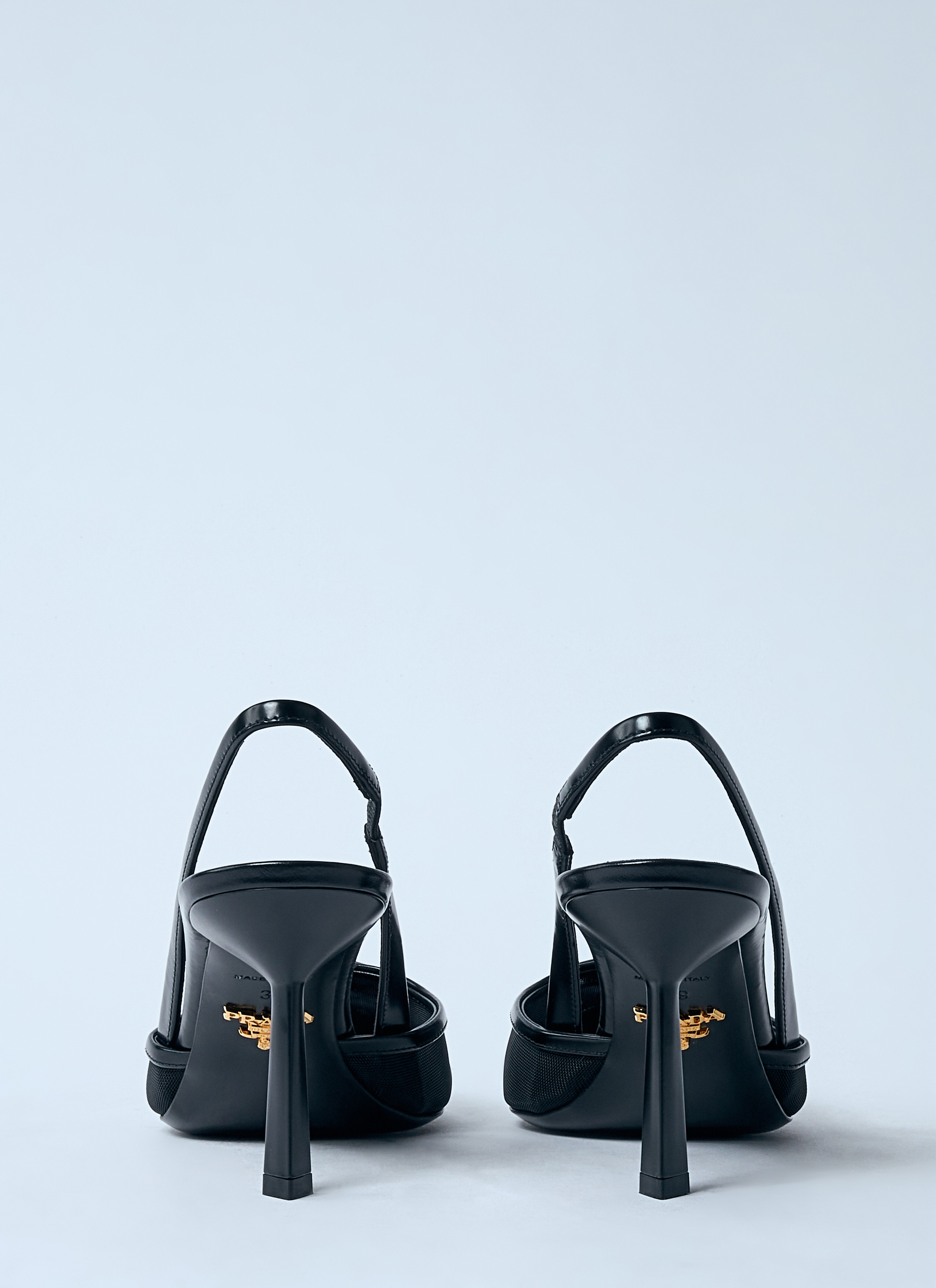 Logo Plaque Pointed Heels - 6