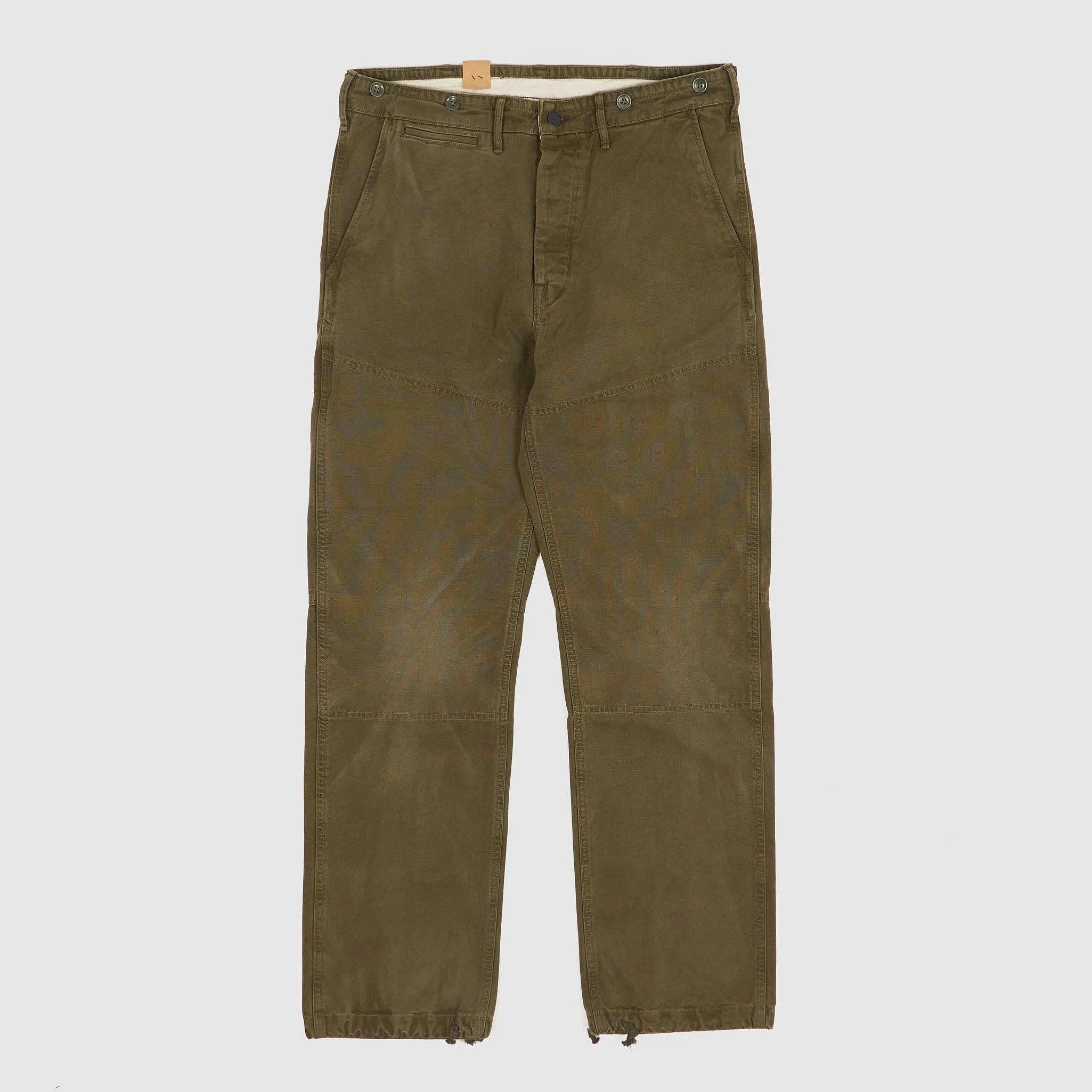 Double RL Time Worn Canvas Work Pants - 1