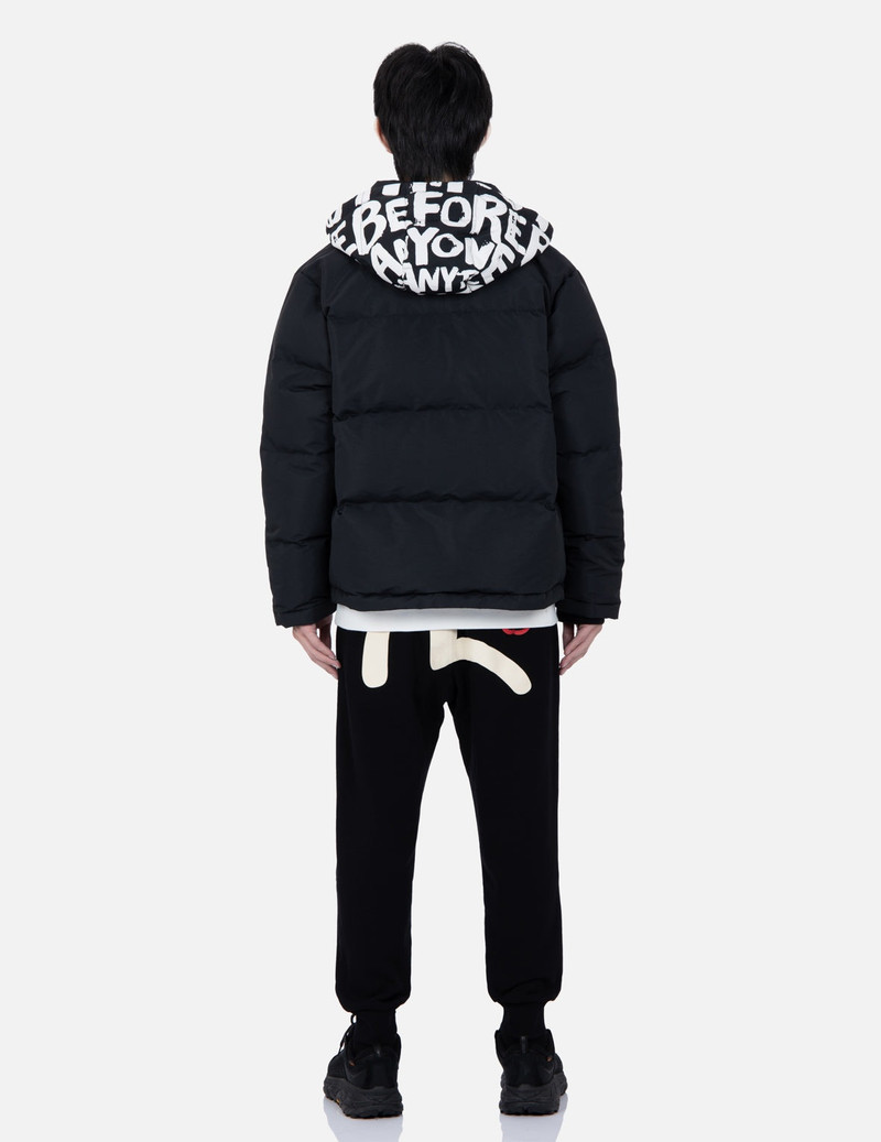 Brand Motto Print Down Jacket 6