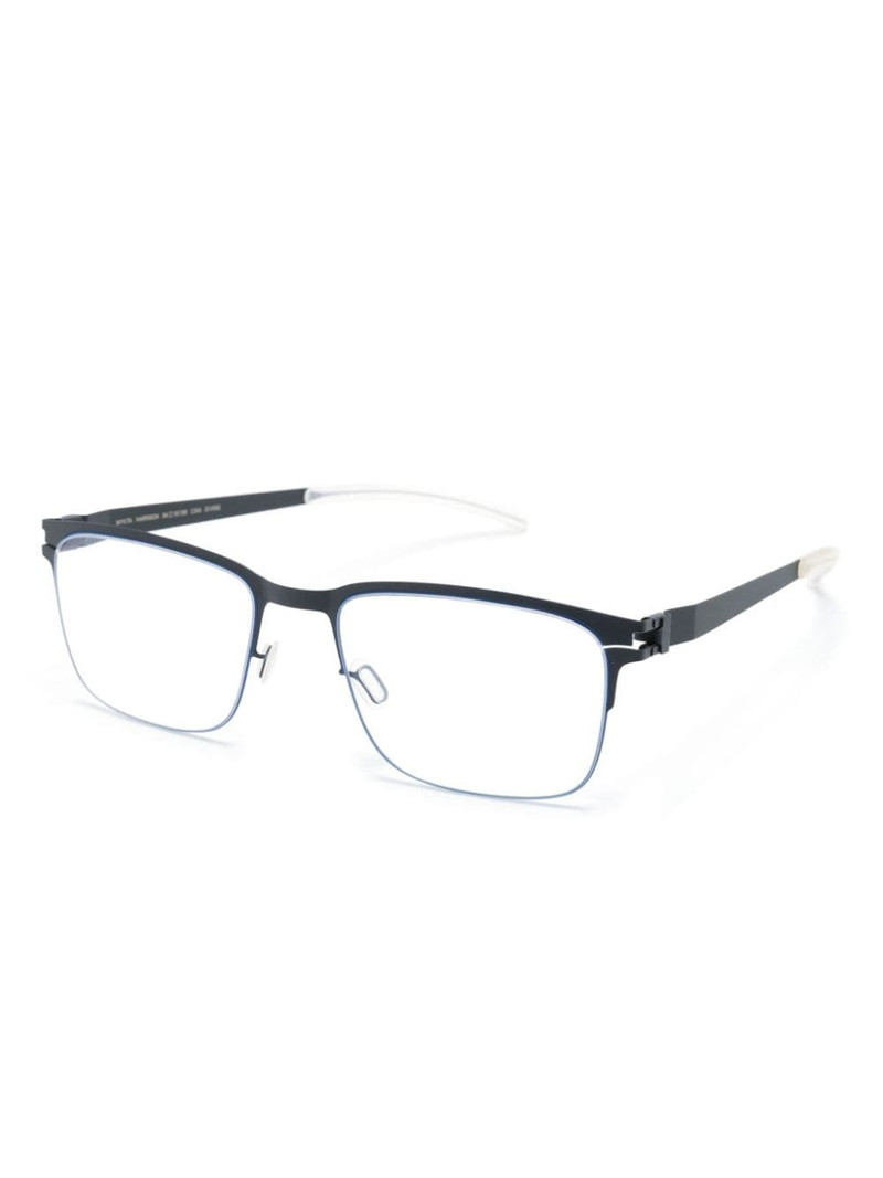 MYKITA rectangle-frame metal glasses outlook