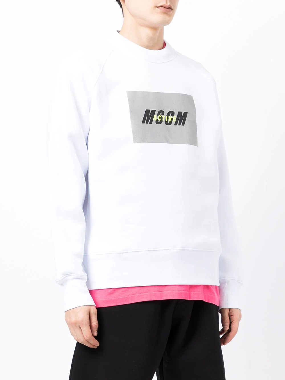 logo print sweatshirt - 3