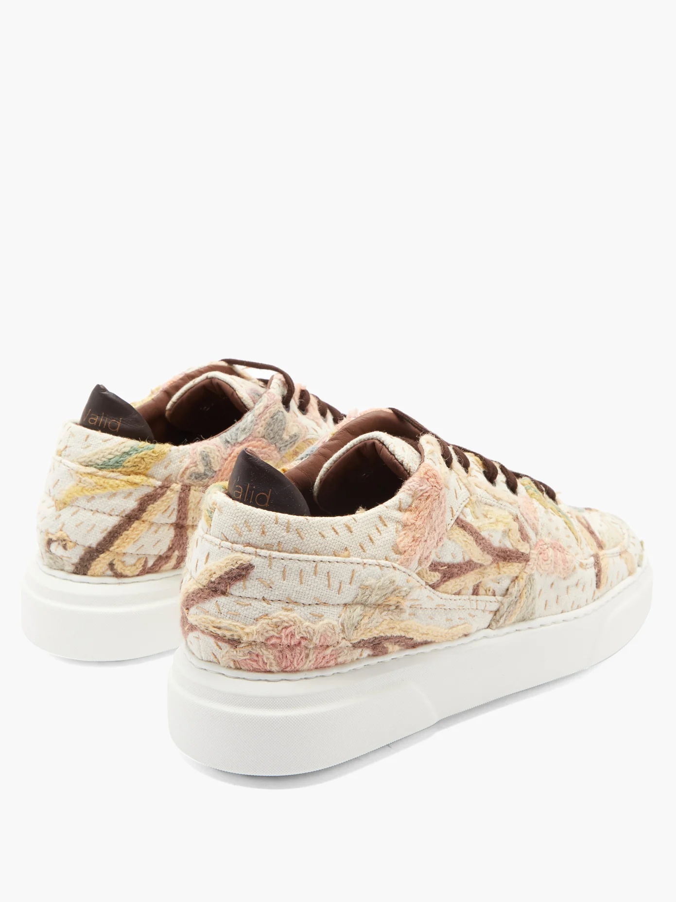 19th-century crewel-tapestry trainers - 4