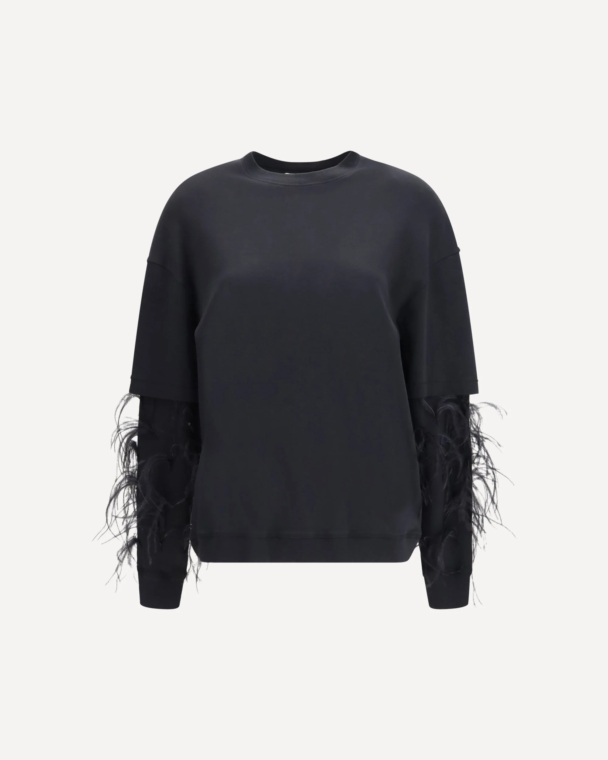 Troy double-sleeve feather Top - 1