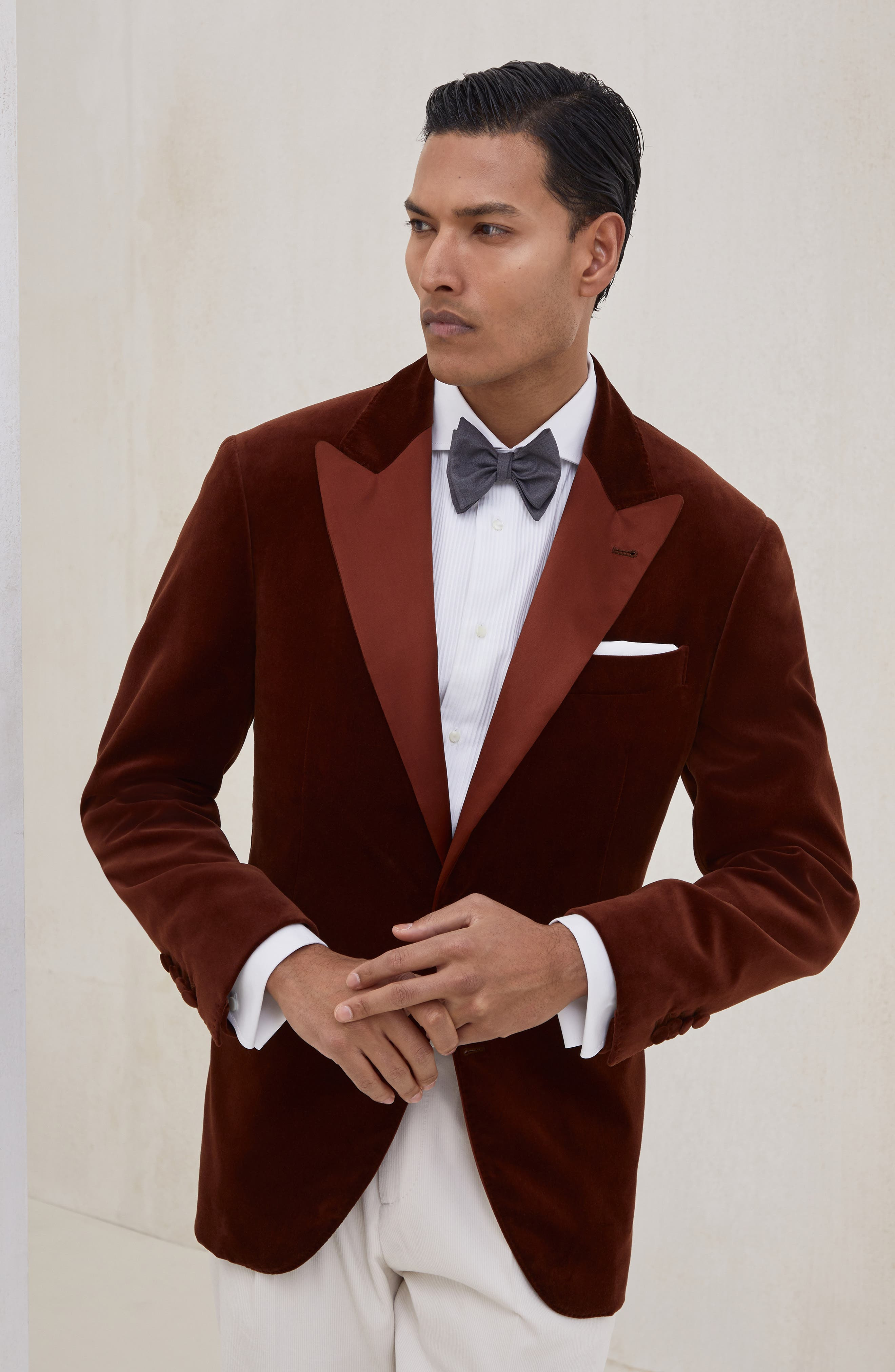 Brunello Cucinelli Tuxedo jacket in Brown at Nordstrom - 5