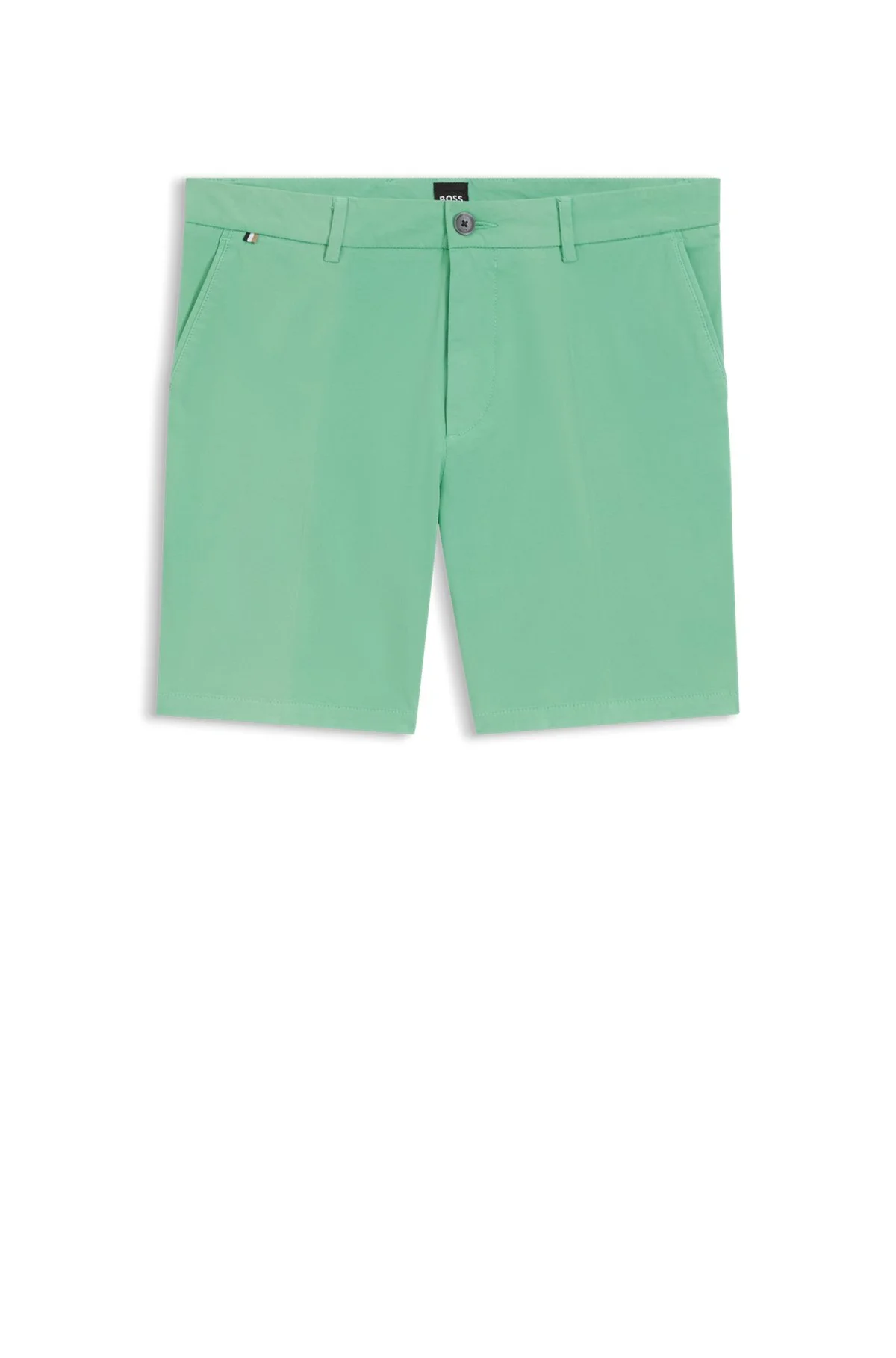 MODERN-FIT SHORTS IN STRETCH-COTTON TWILL - 1