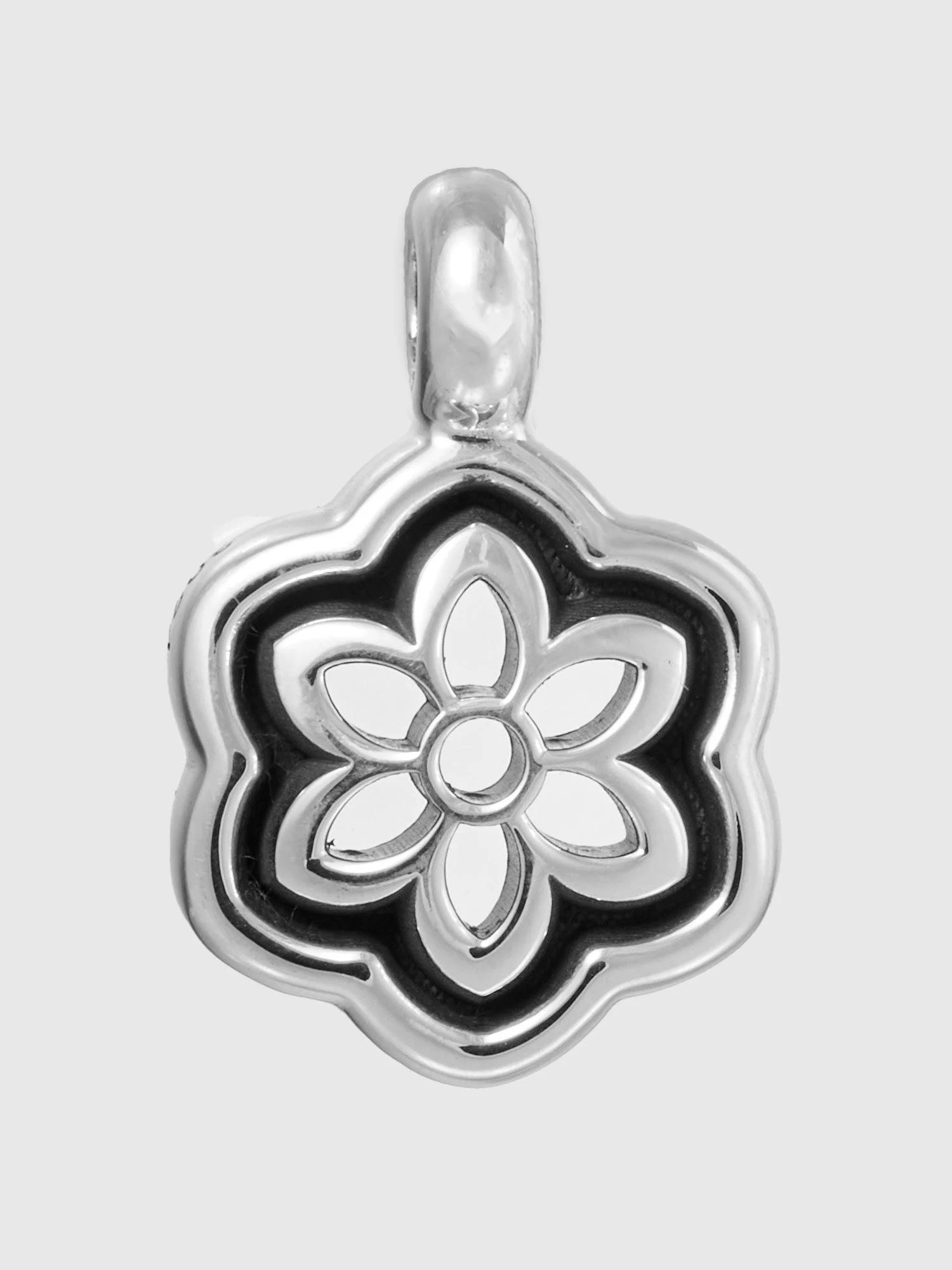 GOOD ART HLYWD Frame Cutout Rosette Pendant in Sterling Silver