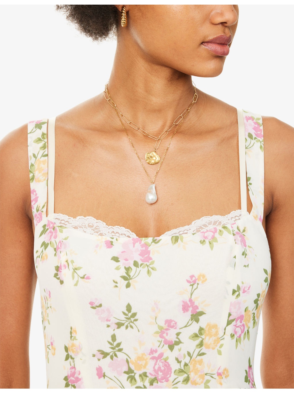 Irisa Floral Woven Maxi Dress - 5