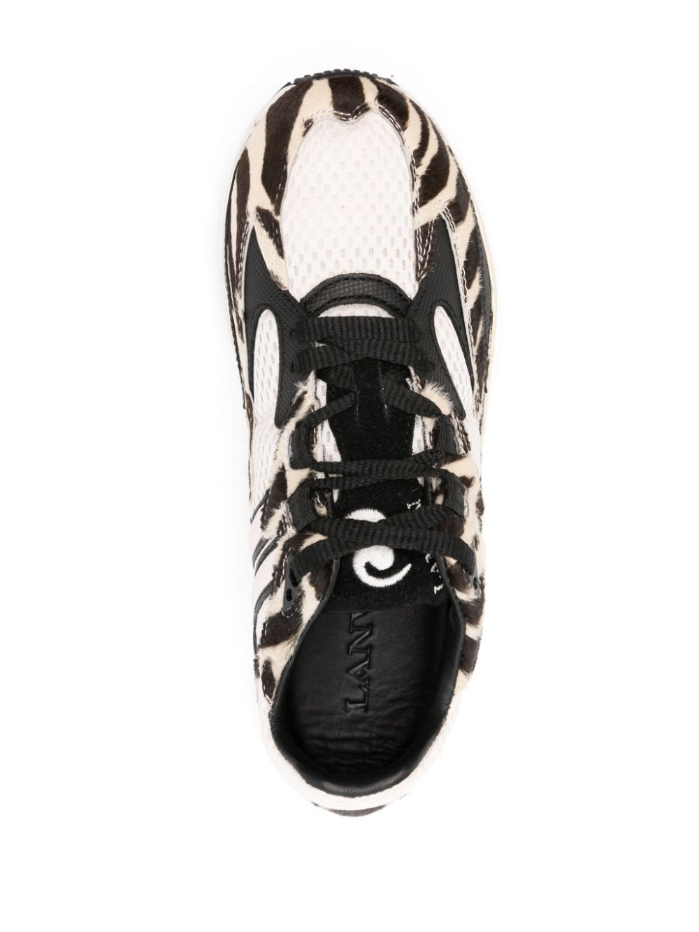 logo-embroidered sneakers - 4