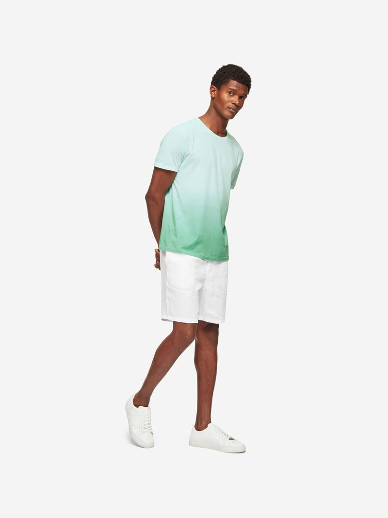 Derek Rose Men's T-Shirt Rufus 4 Pima Cotton Mint outlook