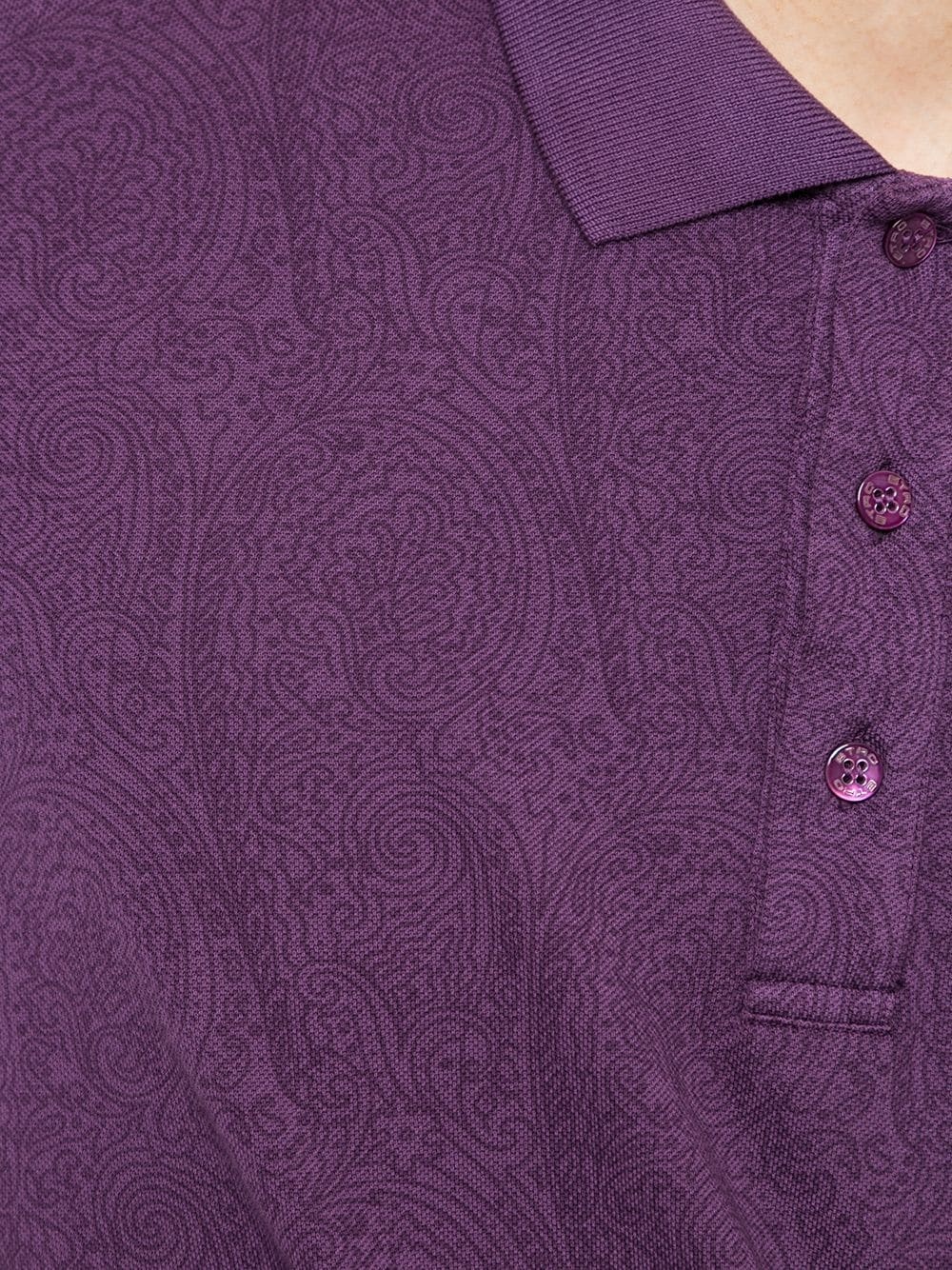 paisley-print polo shirt - 5