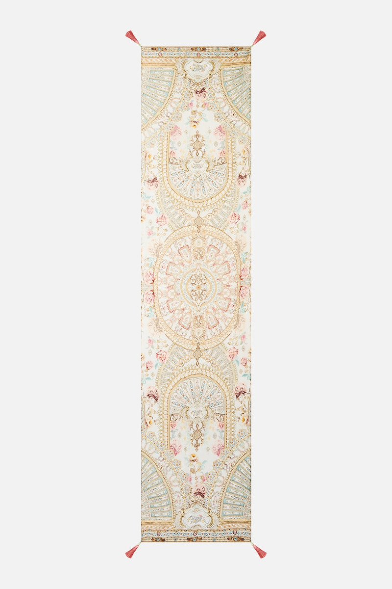 CAMILLA LONG SILK CRINKLE CHIFFON SCARF outlook