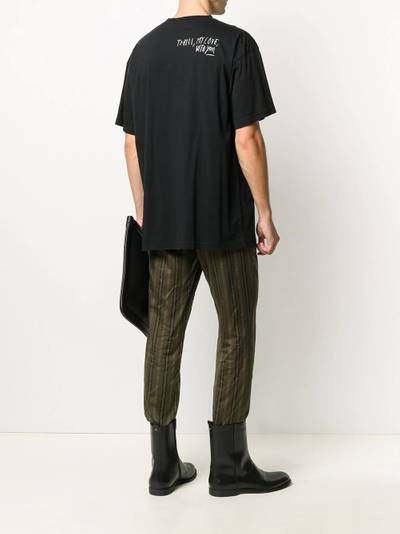 Haider Ackermann crew-neck cotton T-shirt outlook