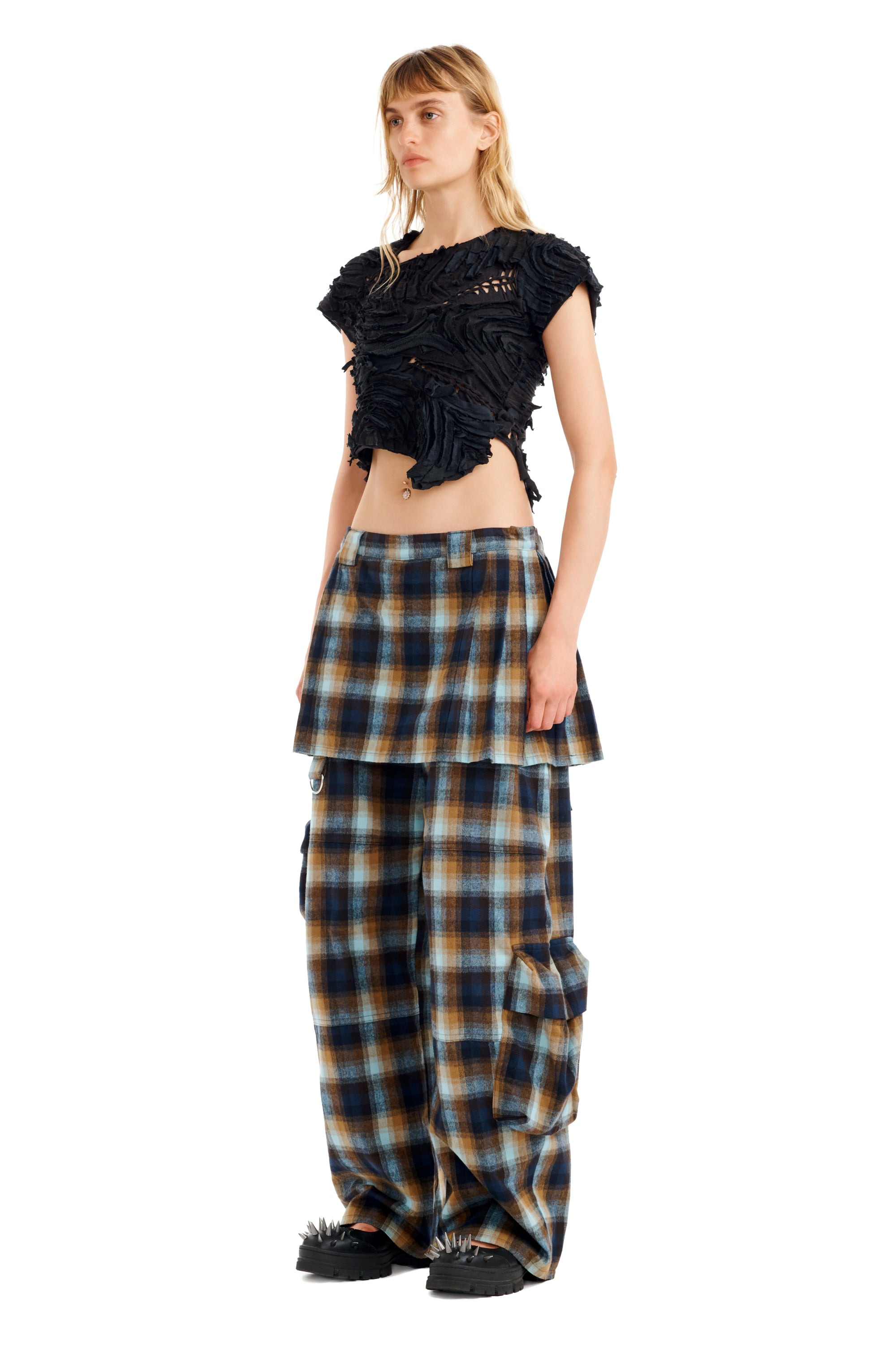 BLACK S/S CHIRP TOP - 3