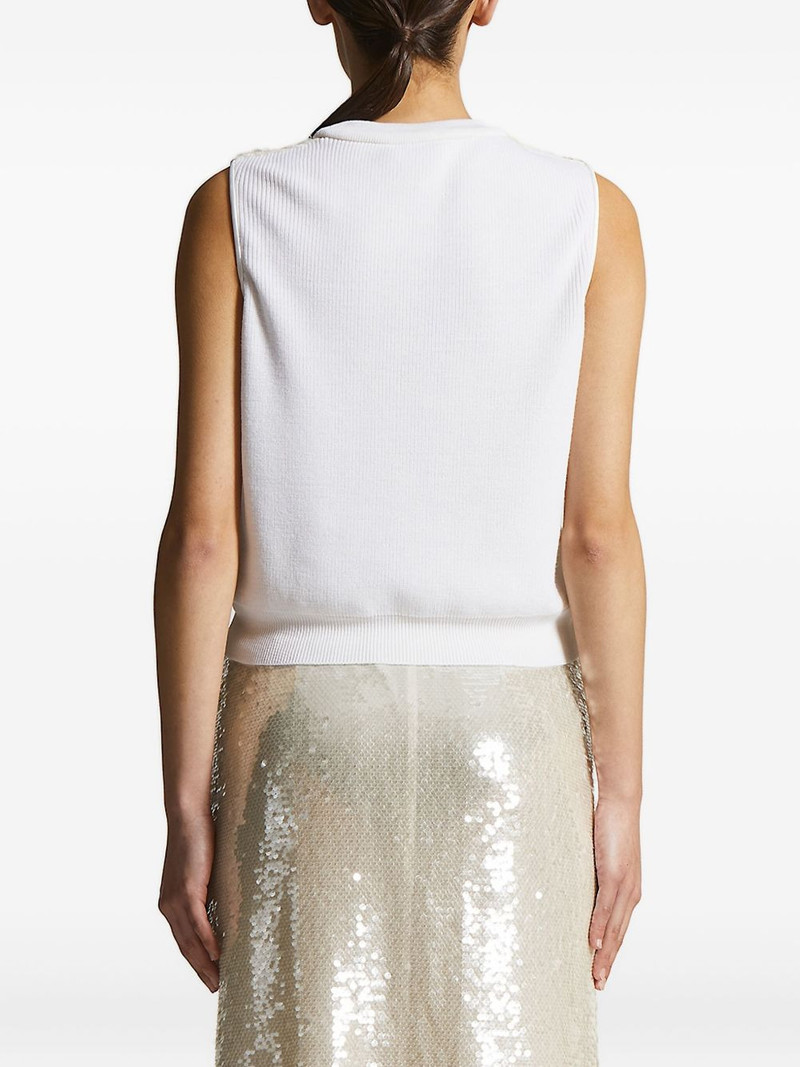 sequin-embellished sleeveless top 4