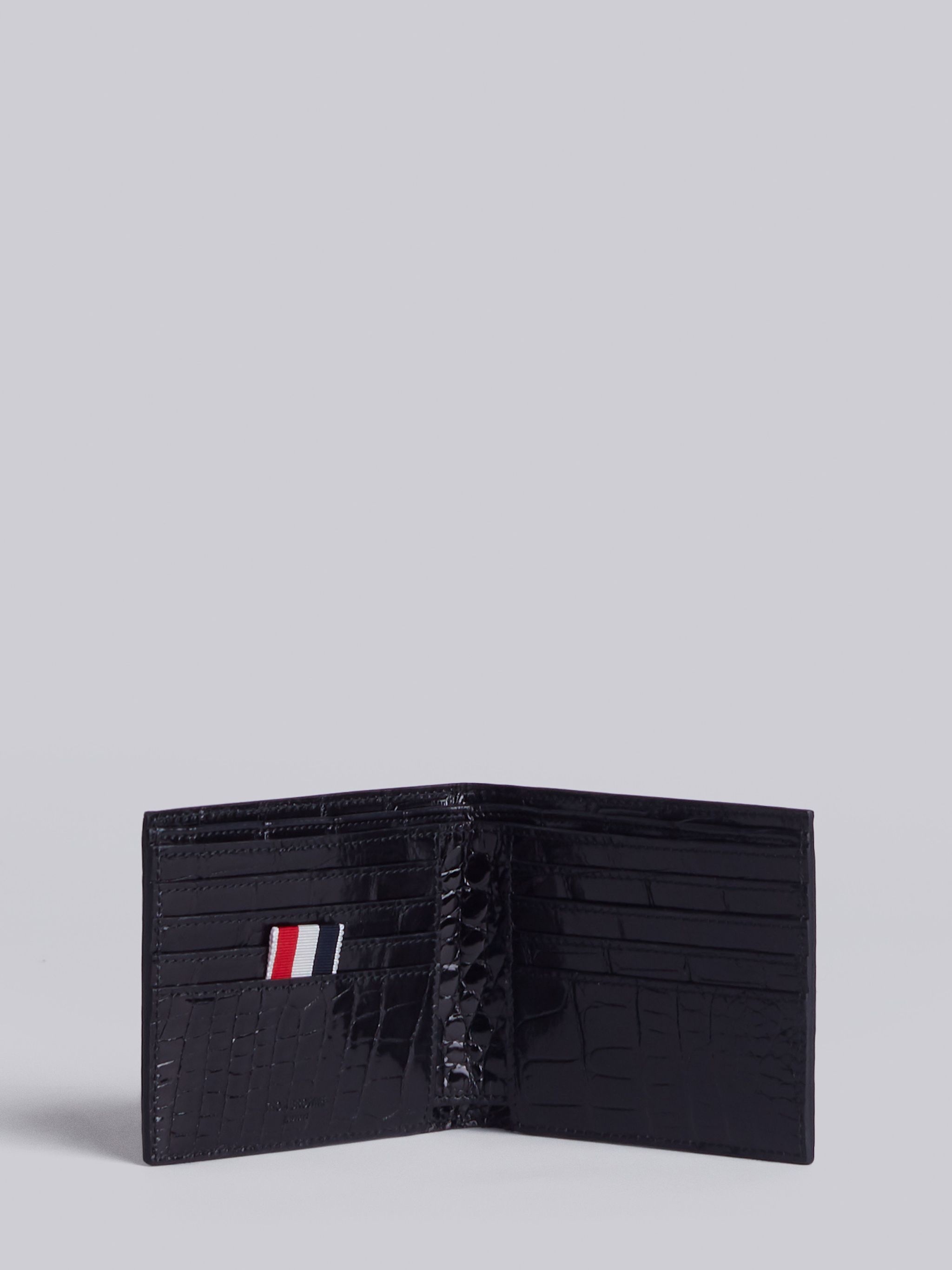 Billfold Wallet In Black Alligator - 2