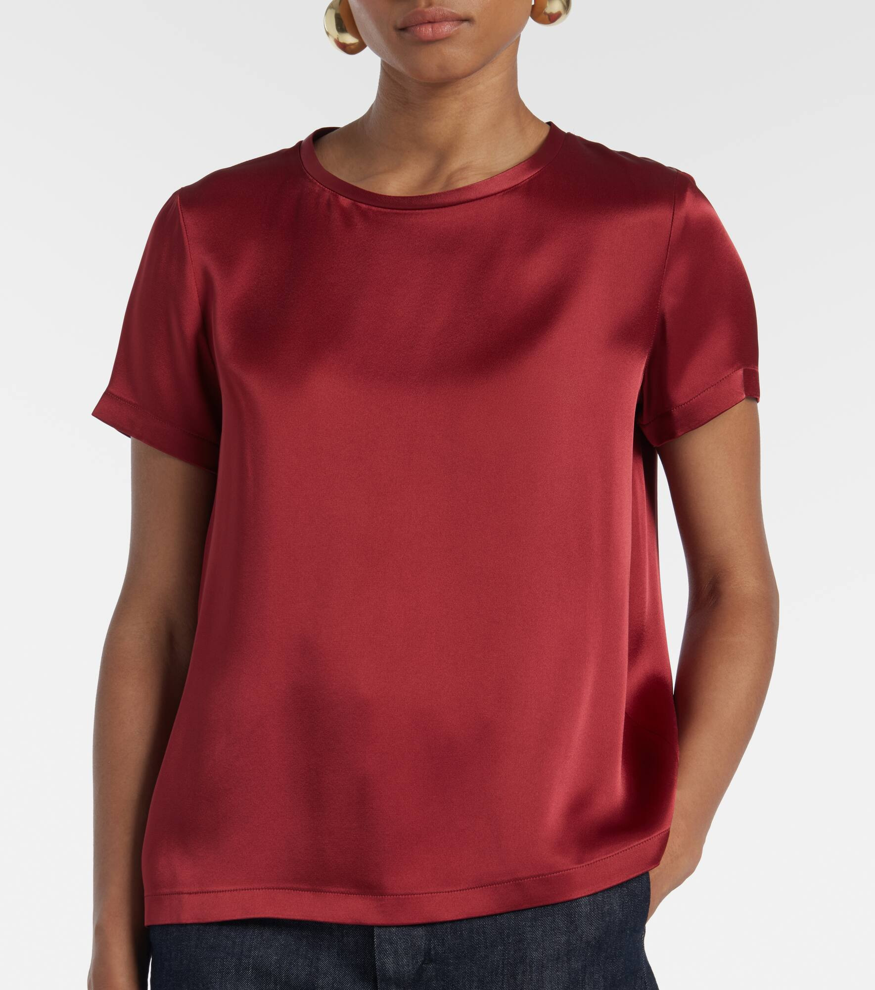 Rebecca satin T-shirt - 6
