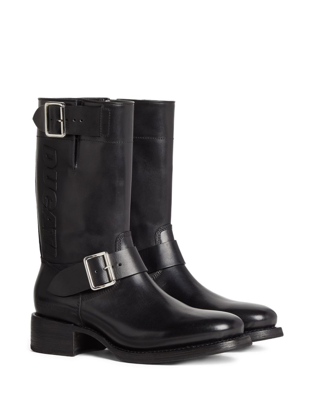 x Ducati leather biker boots - 2