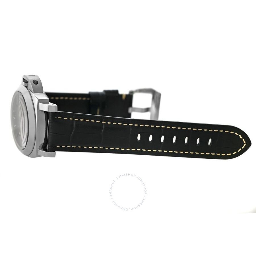 Pre-owned Panerai Luminor Base Black Dial Men's Watch PAM00112 - 7