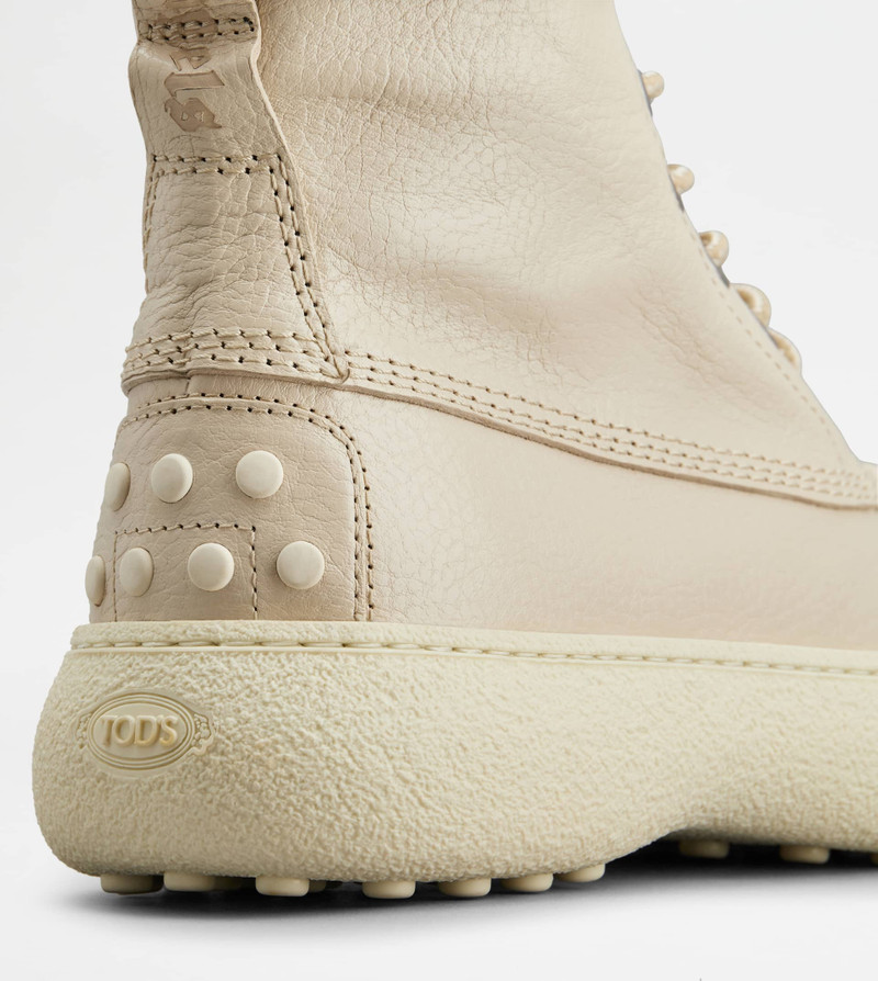 TOD'S W. G. ANKLE BOOTS TOD'S X 8 MONCLER PALM ANGELS IN LEATHER - WHITE 5