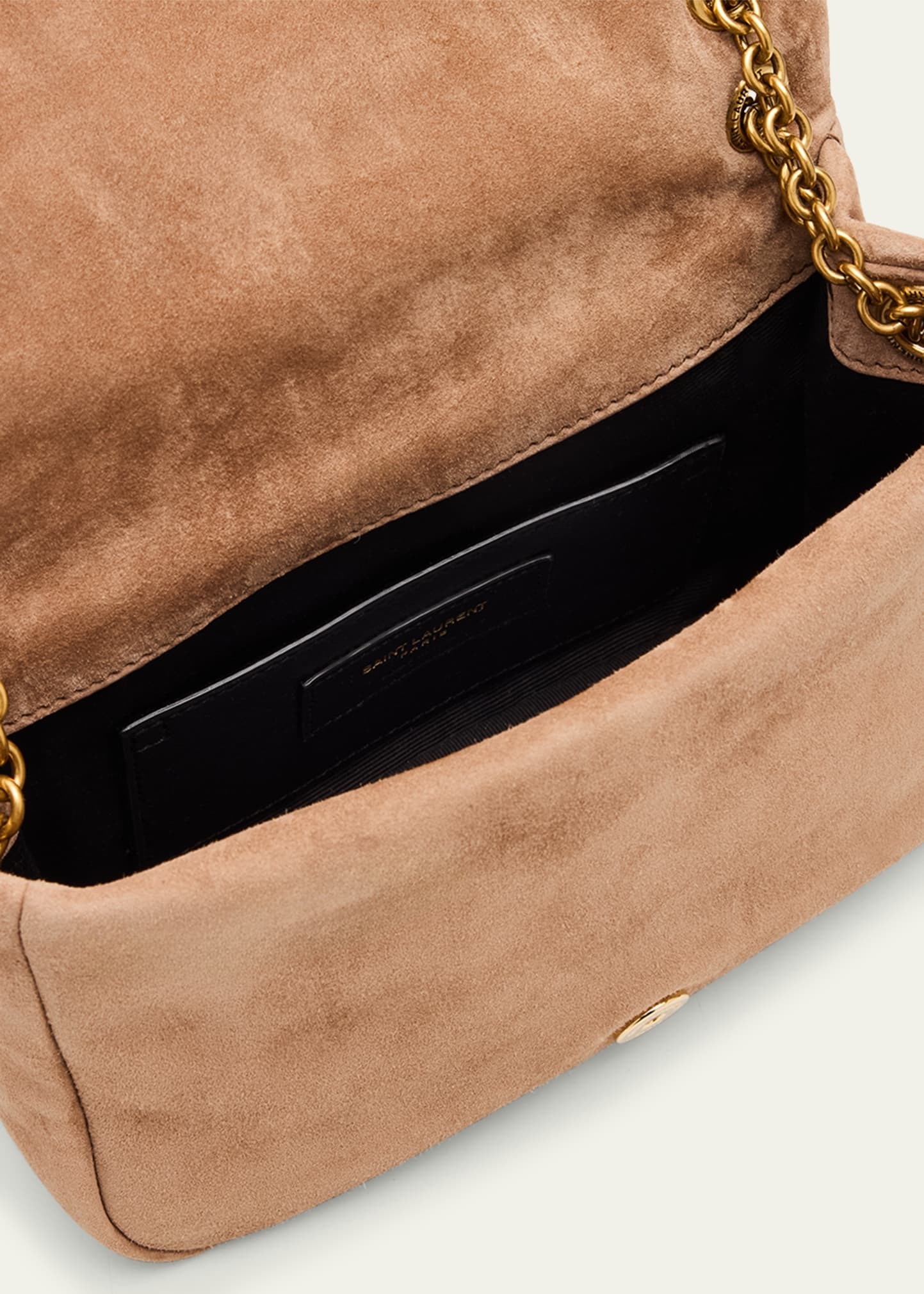 Jamie 4.3 Mini YSL Chain Shoulder Bag in Quilted Suede - 4