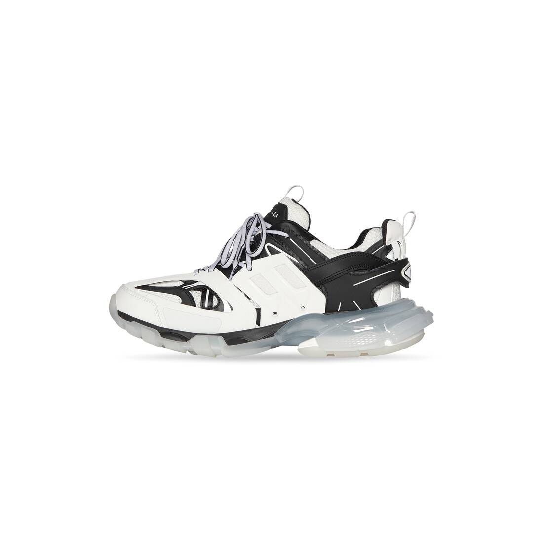 Men's Track Sneaker Clear Sole in White - 4