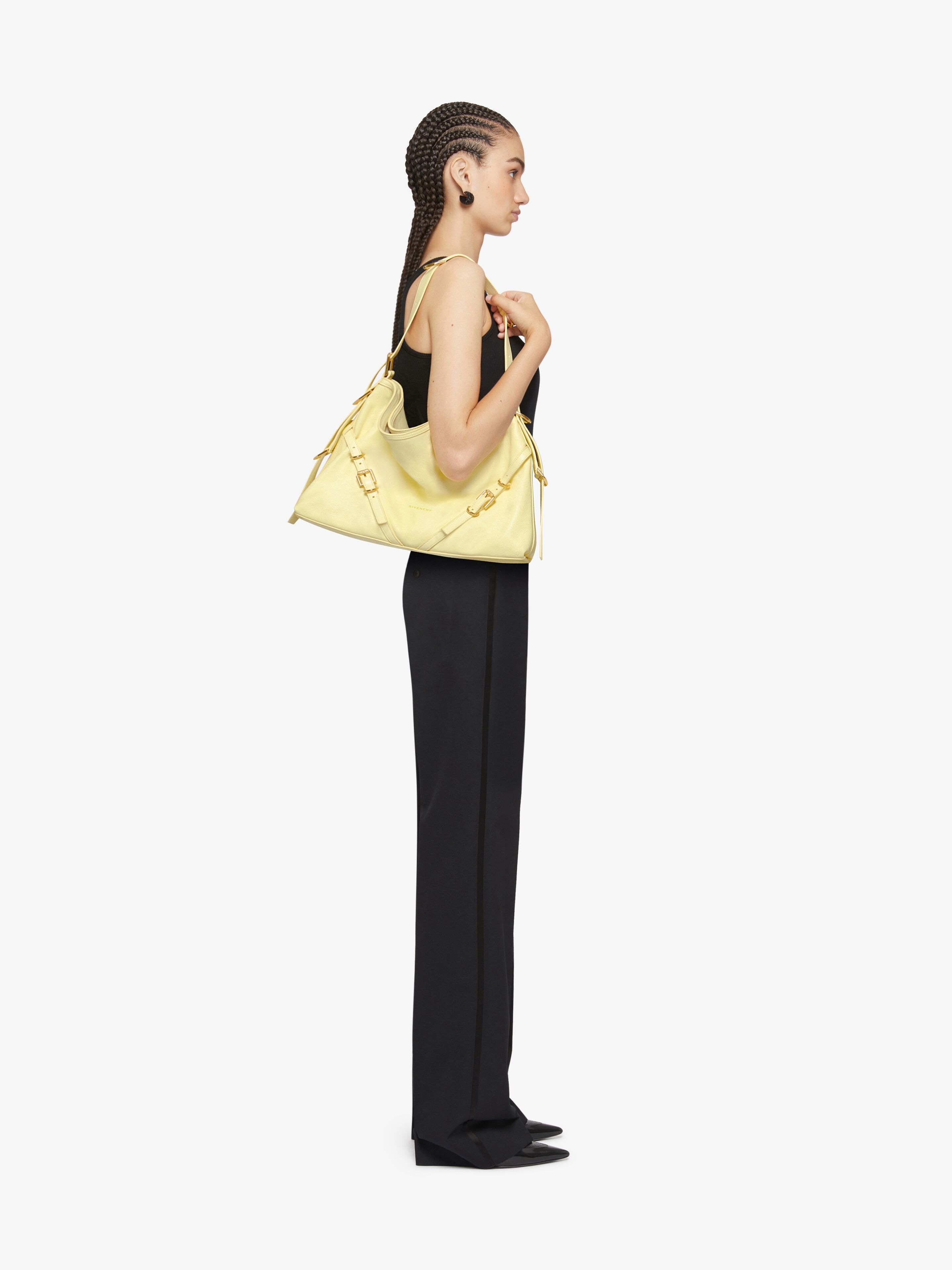 MEDIUM VOYOU BAG IN LEATHER - 2