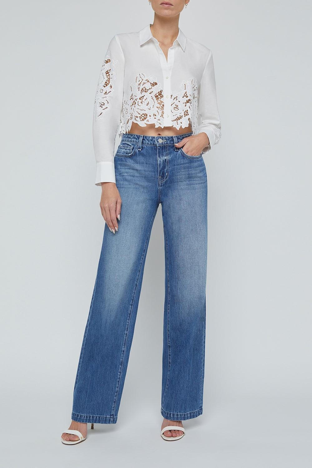 Seychelle Cropped Blouse - 2