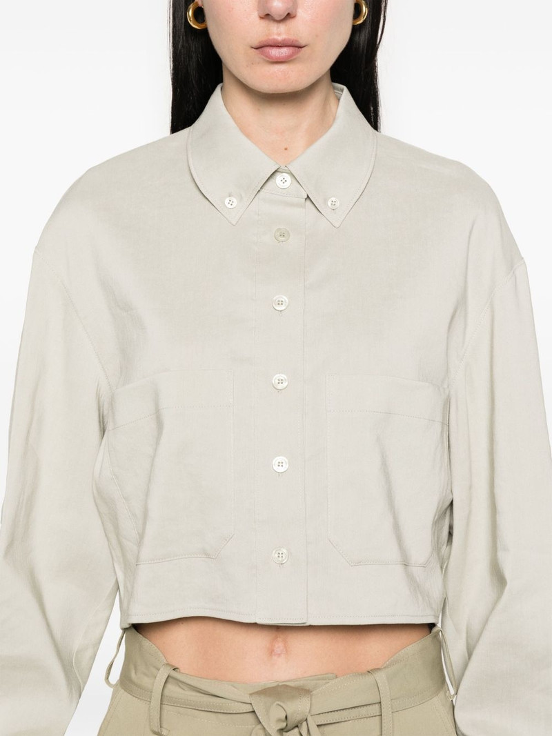 pocket cropped shirt 5