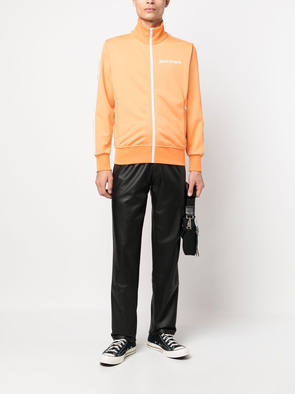 logo-print track jacket - 2