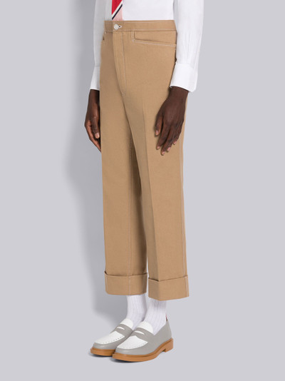 Thom Browne SELVEDGE DENIM TRACK STITCH BACKSTRAP TROUSER outlook