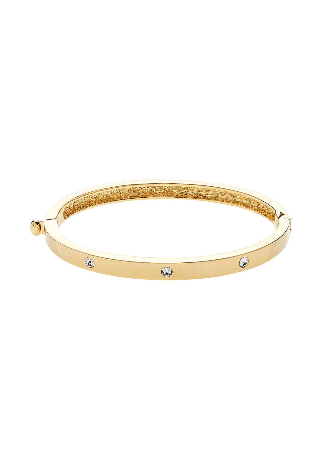 GOLD CRYSTAL BANGLE - 1