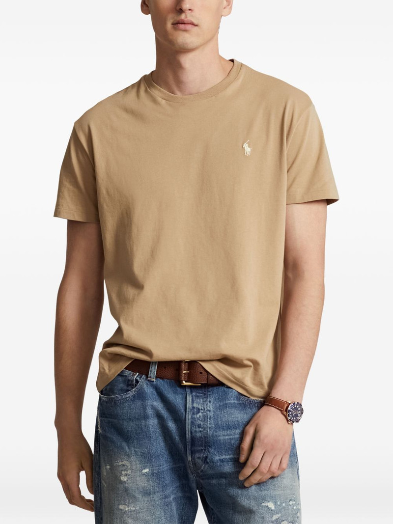 logo-embroidered T-shirt 3