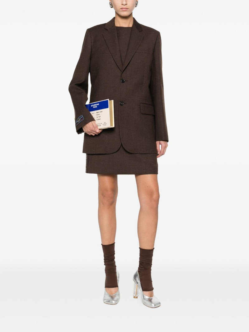 Moschino single-breasted blazer outlook