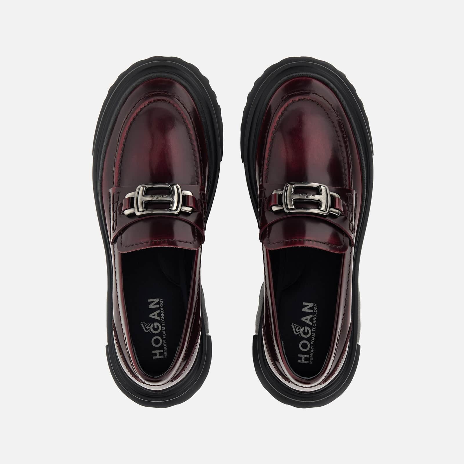 Loafers Hogan H619 Burgundy - 4