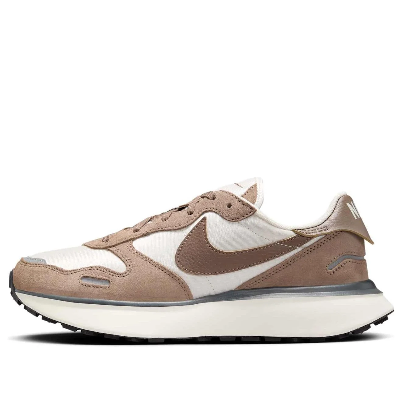 (WMNS) Nike Phoenix Waffle 'Phantom Black Sail Mink Brown' FD2196-005 - 1