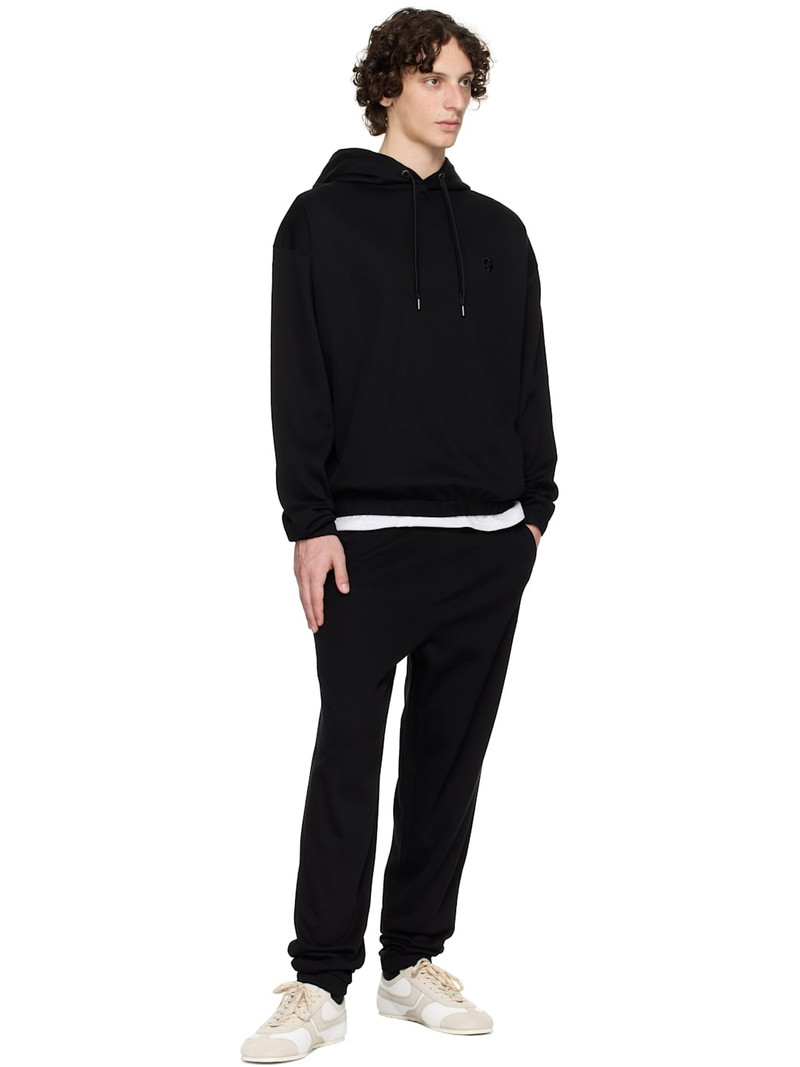 BOSS Black Drawstring Sweatpants outlook