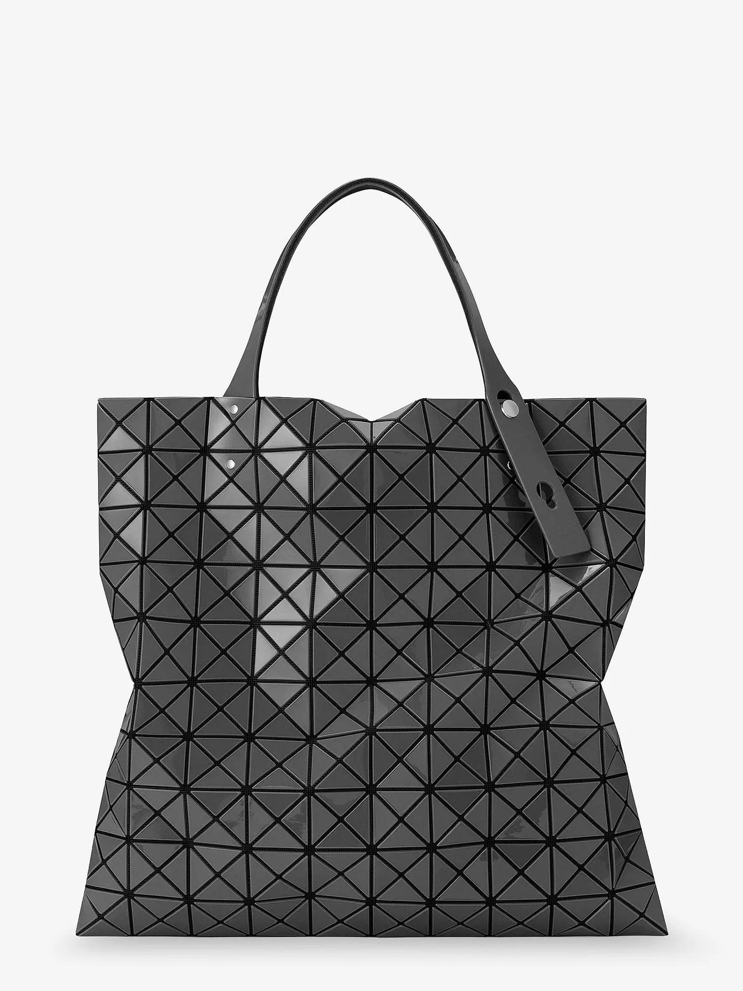 Prism Gloss Shoulder Bag With Triangular Pattern - 1