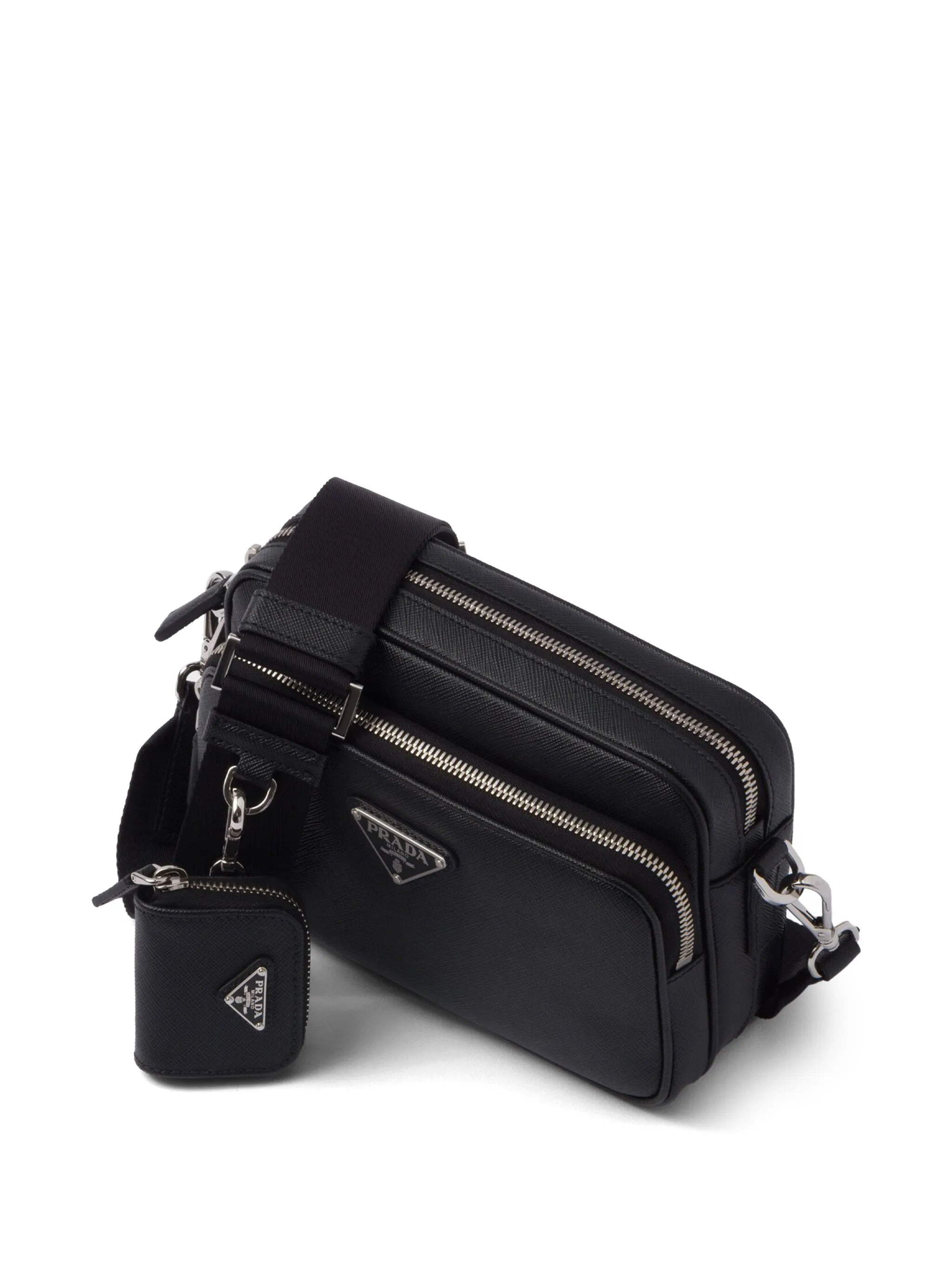 Prada Saffiano Leather Shoulder Bag - 2