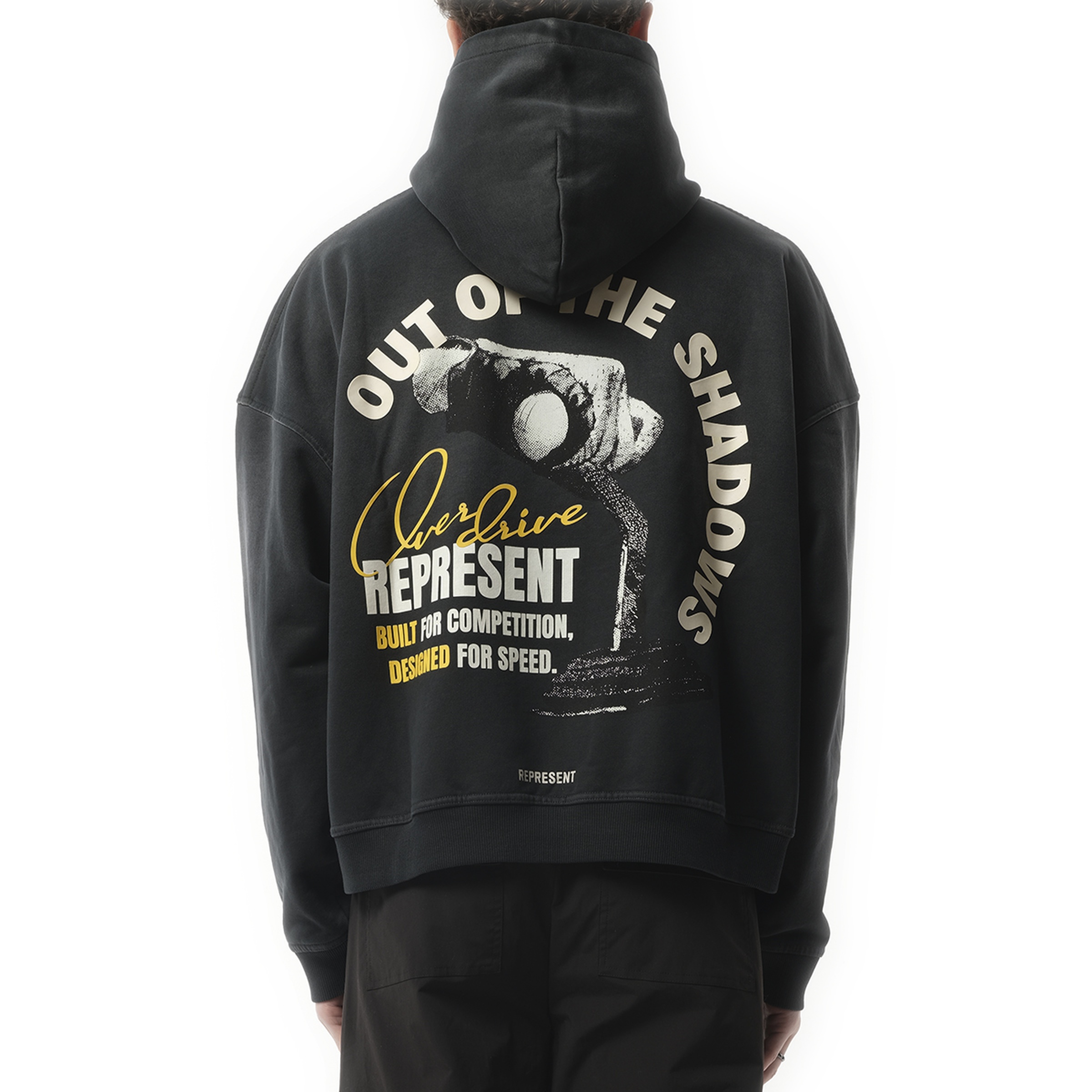 Out Of The Shadows Hoodie in Stained Black - 6