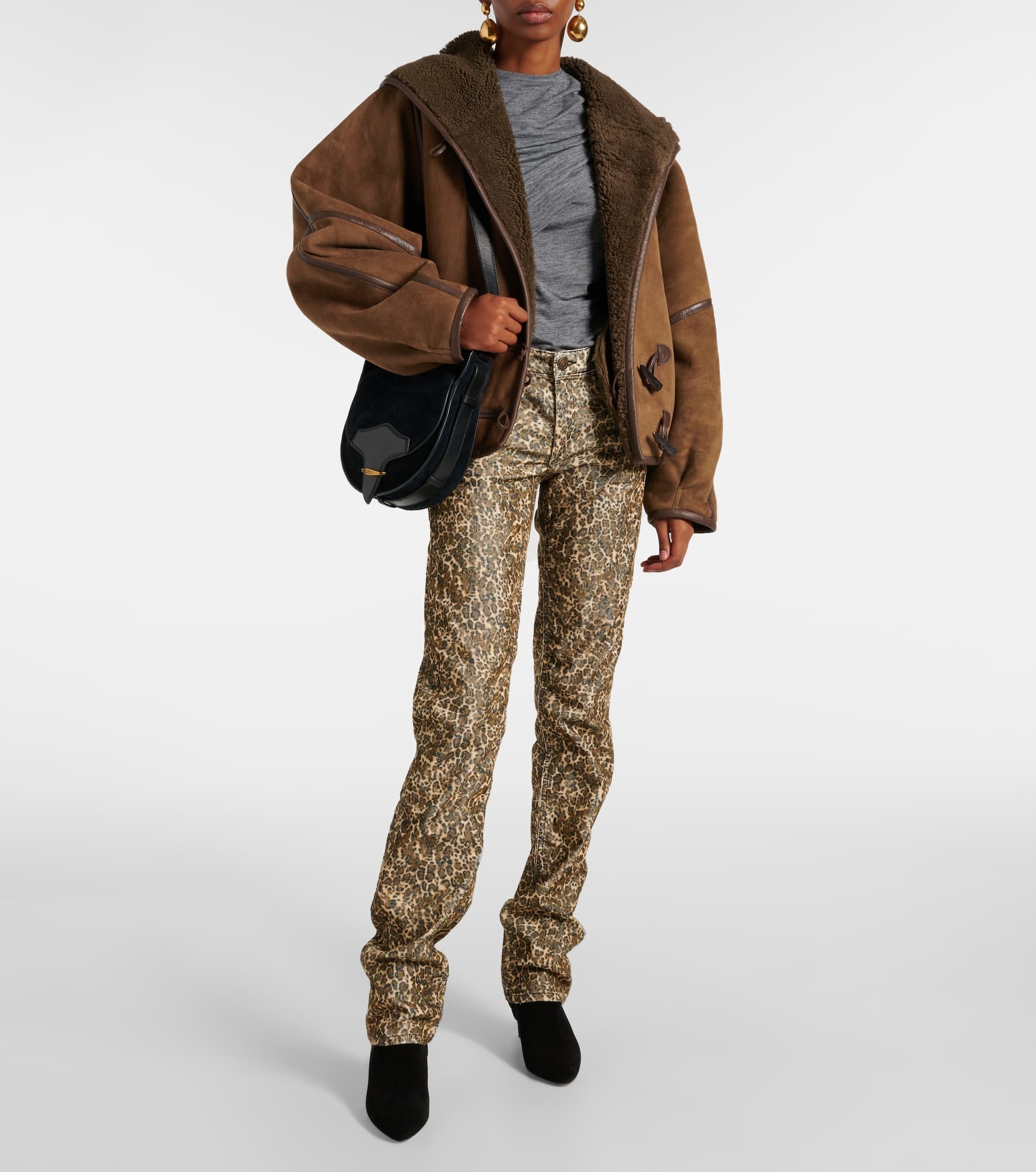 Ferni cotton corduroy straight pants - 2