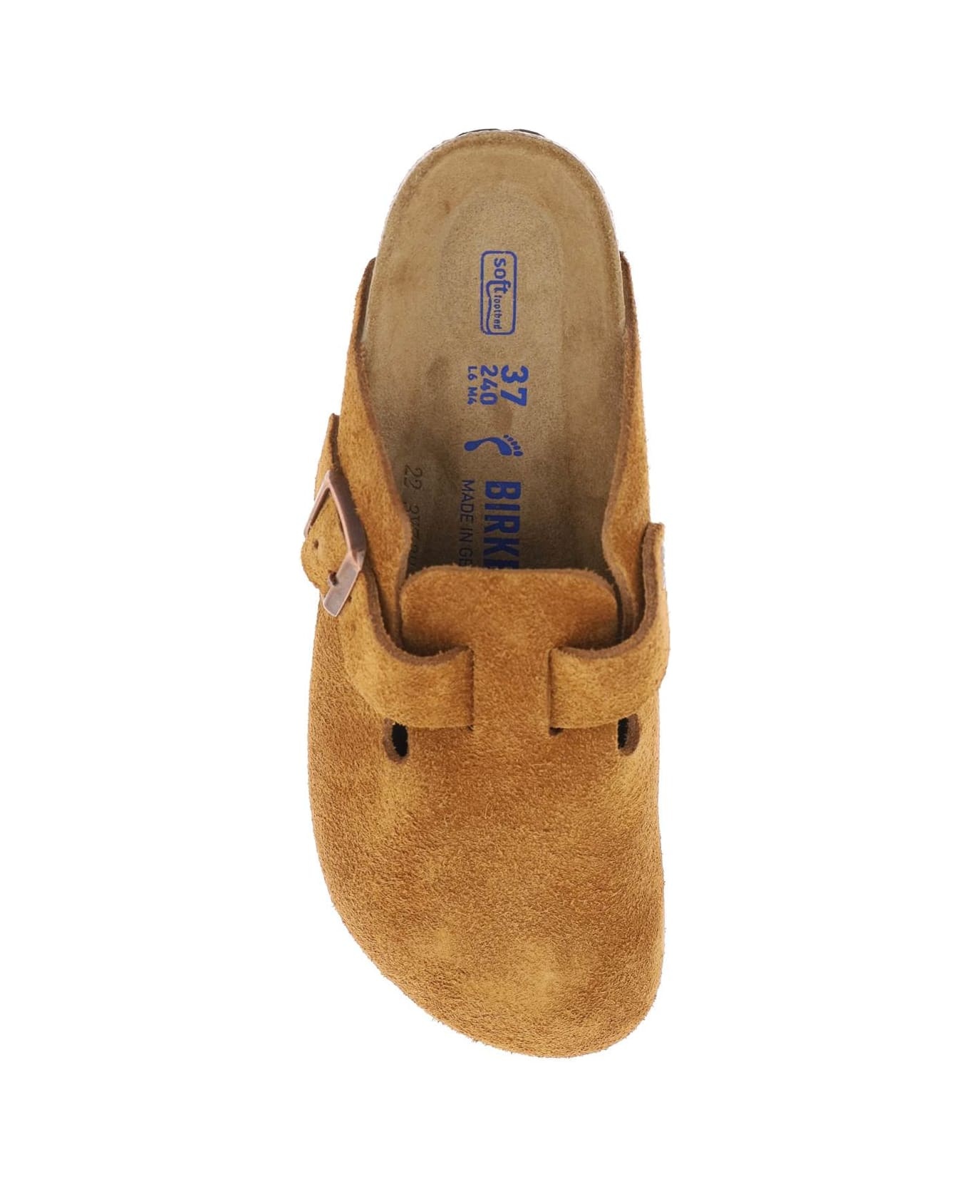 Boston Sfb Slipper-mule In Leather Color Suede - 2