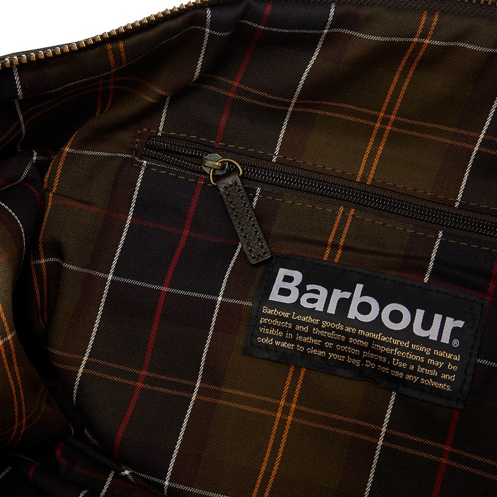 Barbour Leather Medium Travel Explorer - 4